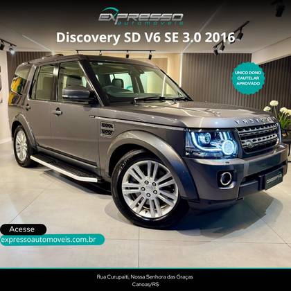 LAND ROVER DISCOVERY 4 3.0 SE 4X4 V6 24V BI-TURBO DIESEL 4P AUTOMÁTICO LAND ROVER DISCOVERY 4 3.0 SE 4X4 V6 24V BI-TURBO DIESEL 4P AUTOMÁTICO